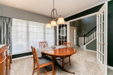 Formal dining off the front door - beautiful frenc