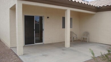 Patio facing East
