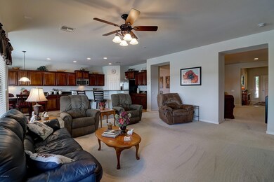 Family Room Open to the Kitchen