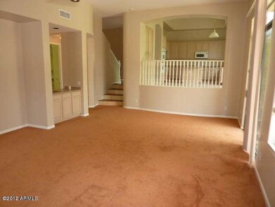 Family room towards kitchen