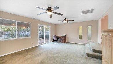 Family Room with view of backyard