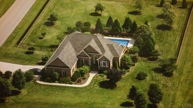 Overhead photo of the property