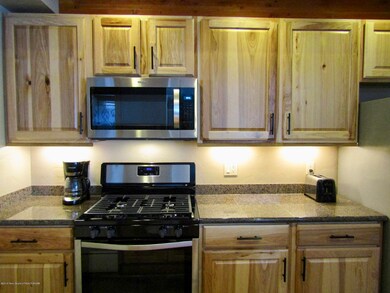 Hickory Cabinets, new range & microwave