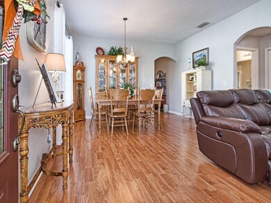 Open & bright; wood laminate floors high ceilings-