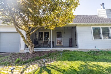 Front porch for outdoor space.