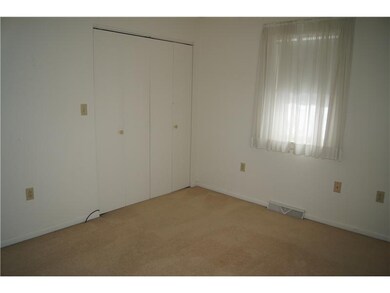 Bedroom. The bedroom features a large closet!