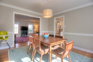 Alternate view of formal dining room.