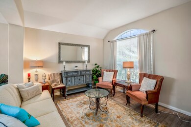A glimpse into the formal living area, featuring a