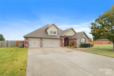 Even the interior of this 3-car garage was given a fresh coat of paint.