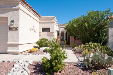 Private walkway to home