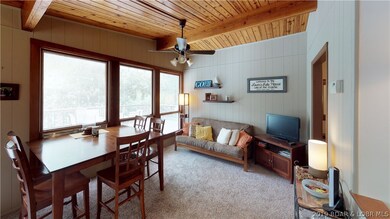 Adorable cabin feel in the main level living area