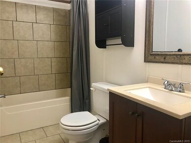 Freshly updated hall bath.