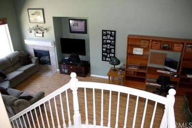 View of Living Room from Staircase Landing