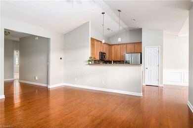 Living Room, Kitchen