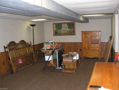 Living room side of basement