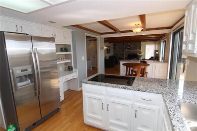 Kitchen looking into great room.