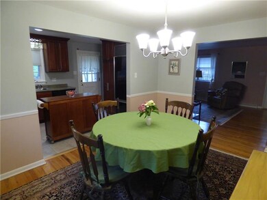 A view of the Dining Room showing the proximity to