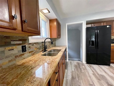 Granite countertops, beautiful backsplach