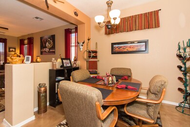 Breakfast nook area.