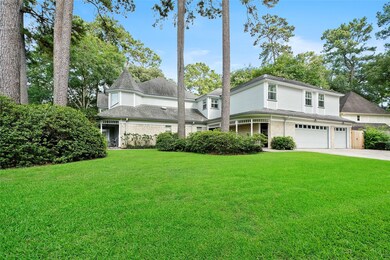 Situated on a corner lot, the home is surrounded by plush grass and mature landscaping. The front of the home faces Chriswood and the garage can be accessed by turning onto Glenyork Ct.