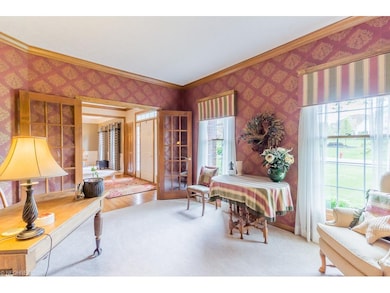 Formal Living Room with French Door.