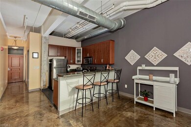 Bar counter and eat-in kitchen area... polished co