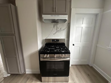 Kitchen gas range with vent hood