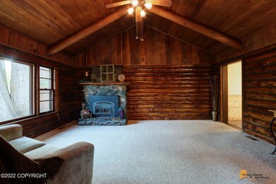 Living room with Gas fireplace