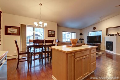 Open dining space