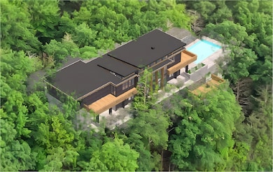 Aerial view of the house rendered on 31 June Road,