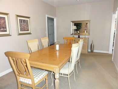 Spacious formal dining room