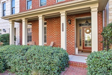 Front entry to the home