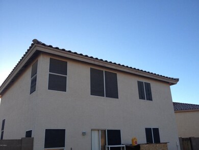 Rear view of property