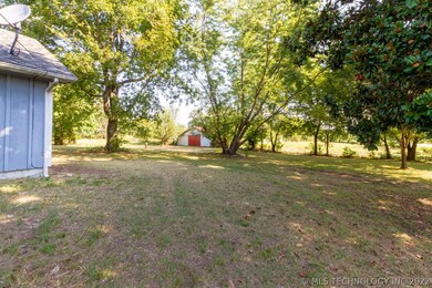 view from east side showing the barn