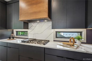 Gas Cooking / Custom Hood Detail