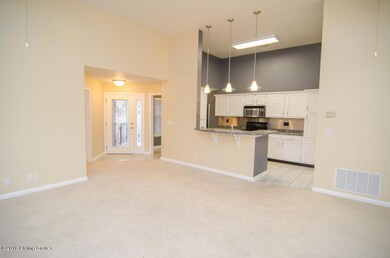Enter into Open Floor Plan