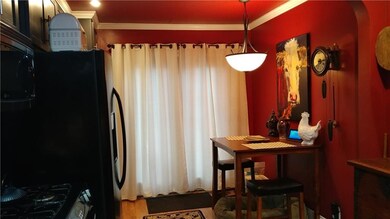 Kitchen has room for an eat-in area in addition to