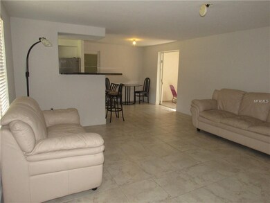 Kitchen with dining area.