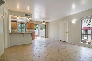 Front Door & Living Space