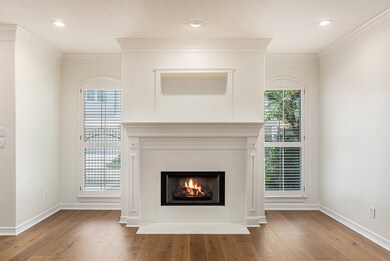 This photo showcases a bright, elegant living spac