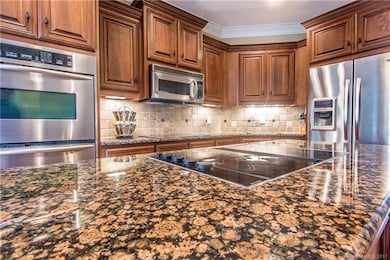 Center island adds even more counter space and sto