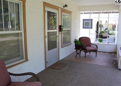 Bring your own porch swing, plenty of room.