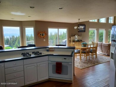 Looking from kitchen