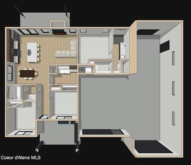 3 Juneau 3D floor plan