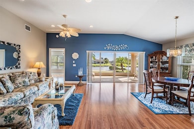 Dining area on the right