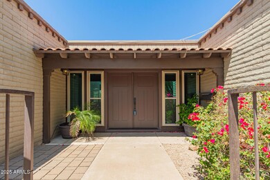 entryway, gated area