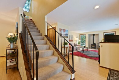 Stairs to second level
