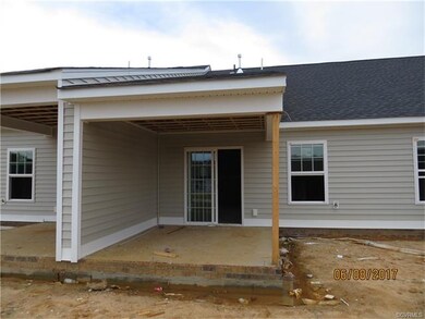 Covered back porch