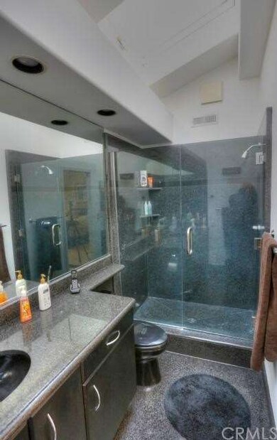 Master bathroom with electronic skylights!