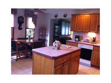 Kitchen. Spacious kitchen, center island and plent